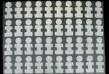 Autism Awareness Puzzle Piece dots for Foresight GC2 with HMT, GC3, Hawk, GCQuad, GCQuad MAX, or BLP club data dots 10000 pack