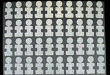 Foresight clubface dots with autism awareness applicator tab in a sheet. 